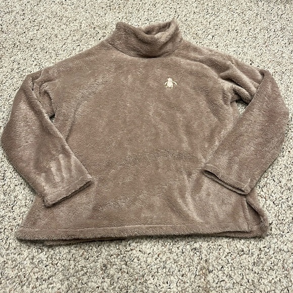 Uniqlo Winnie the Pooh Sherpa Fleece Turtleneck Pullover Size Small - Picture 1 of 7